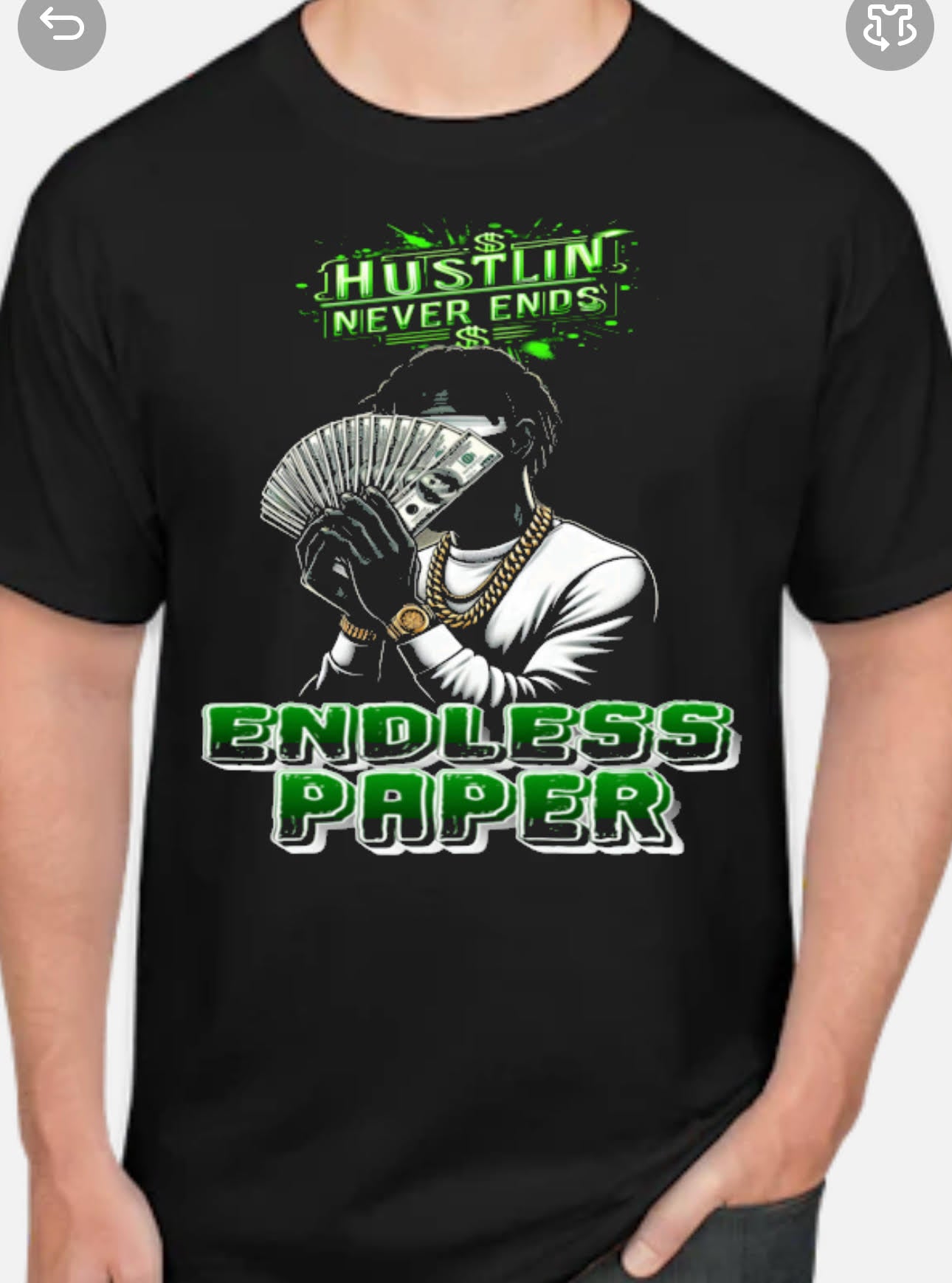 Hustlin Never Ends Tee